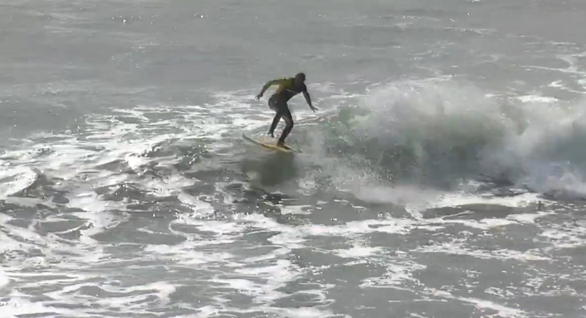 Flip mit dem Surfboard