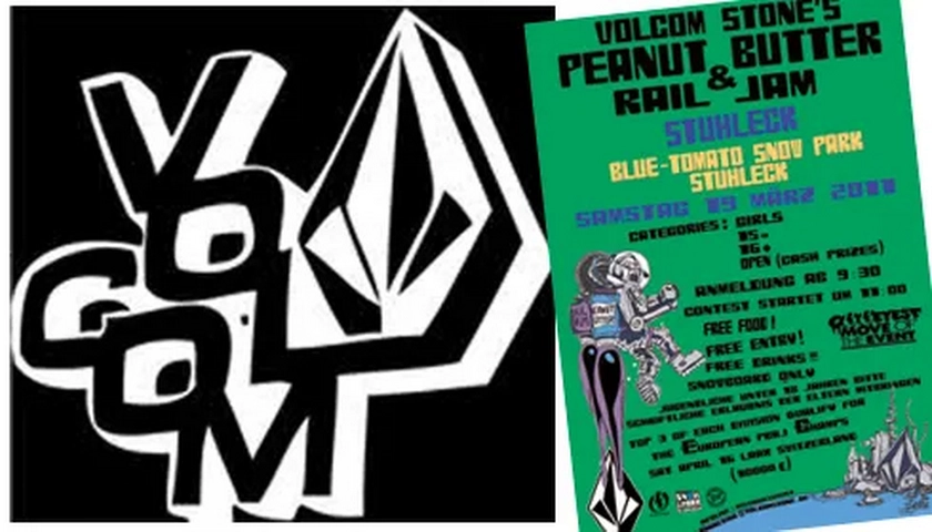 Volcom Stone Peanut Butter Rail Jam