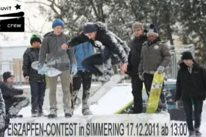 Eiszapfen-Contest in Simmering