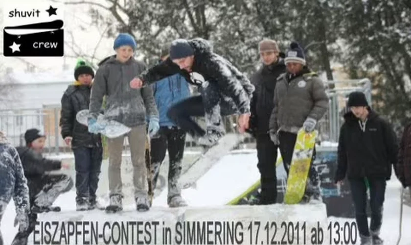 Eiszapfen-Contest in Simmering