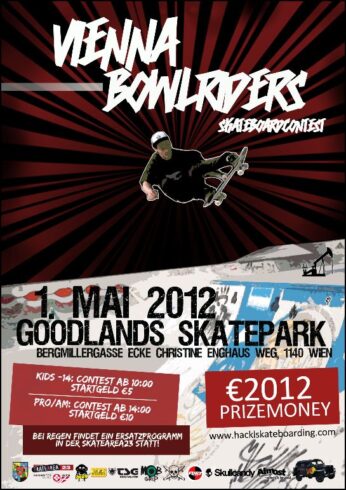 Der Poster zum Vienna Bowlriders 2012