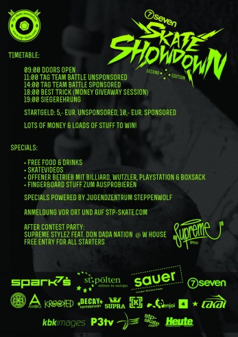 Die Details zum Seven Skate Showdown