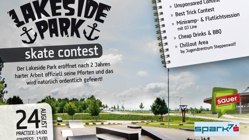 Flyer zum Lakeside Park Contest