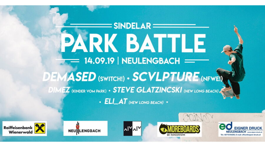 Flyer Sindelar Park Battle