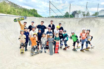 Asphaltsurfer mit Kids