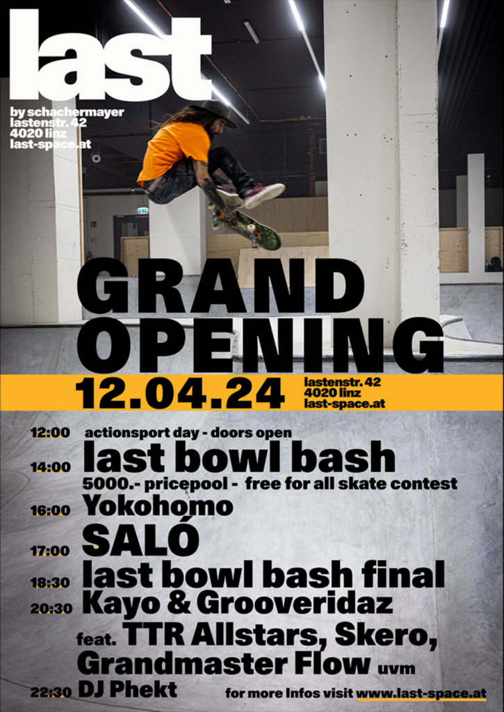 Flyer vom Opening