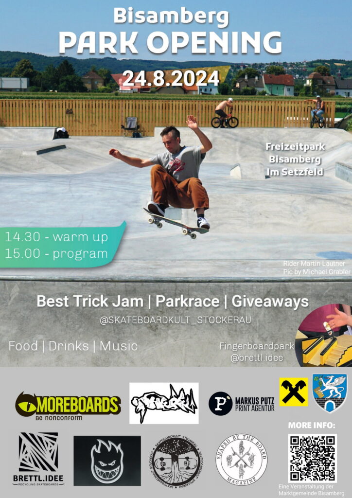 Flyer zum Park Opening