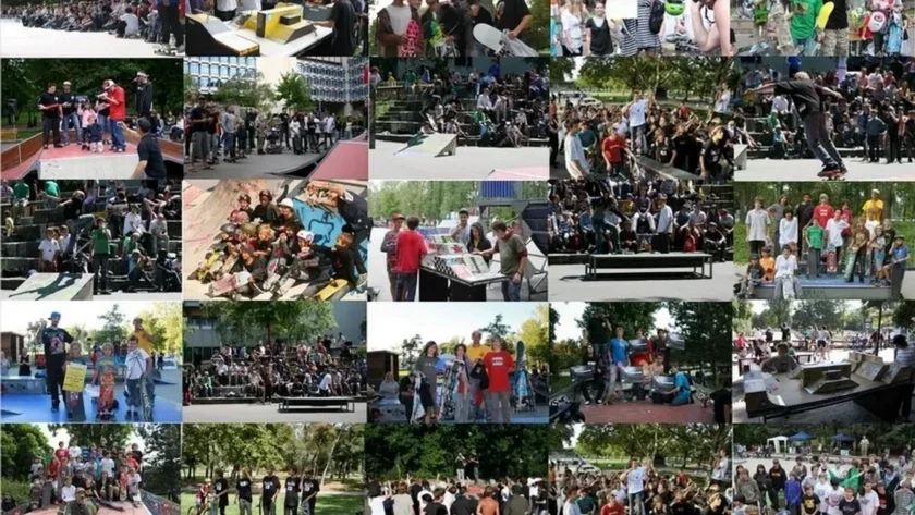 Collage aus Contest-Fotos und dem Shuvit Cup