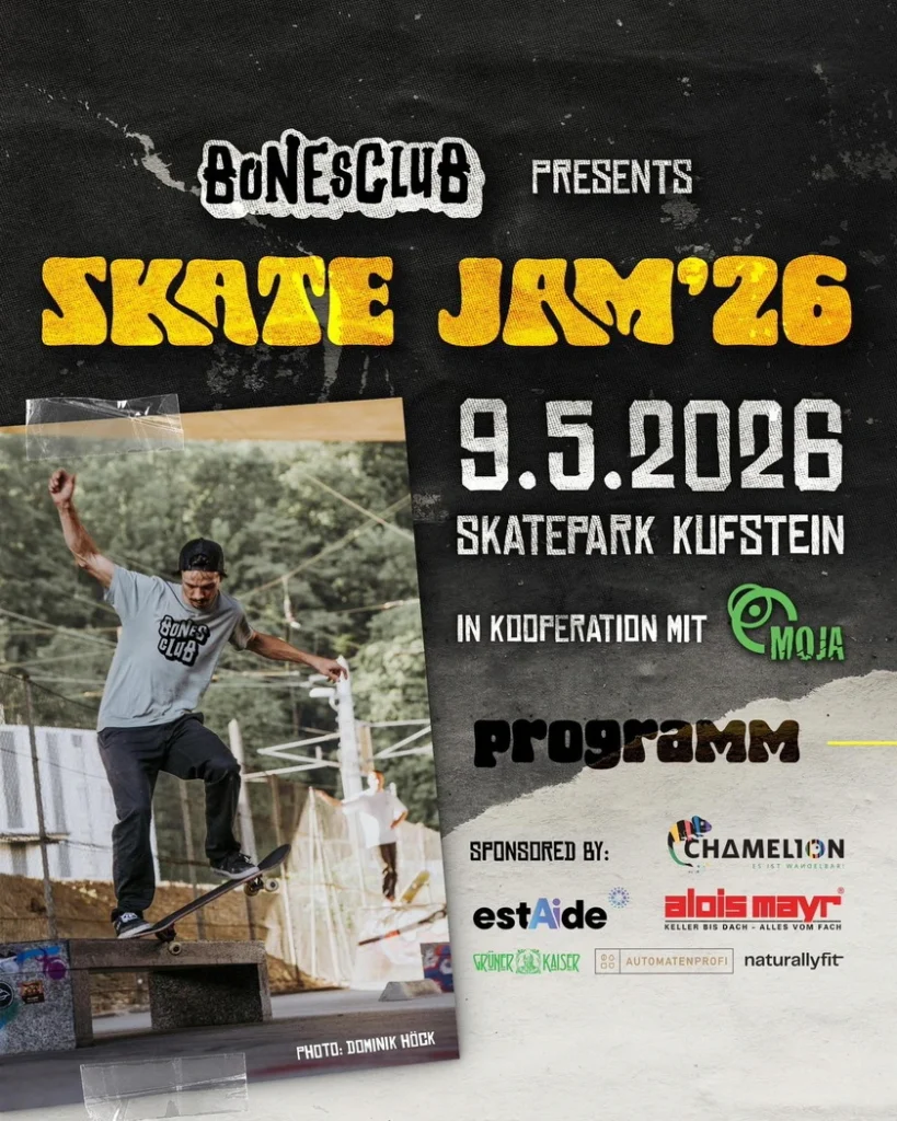 Skate Jam '26 Kufstein - Flyer - Front